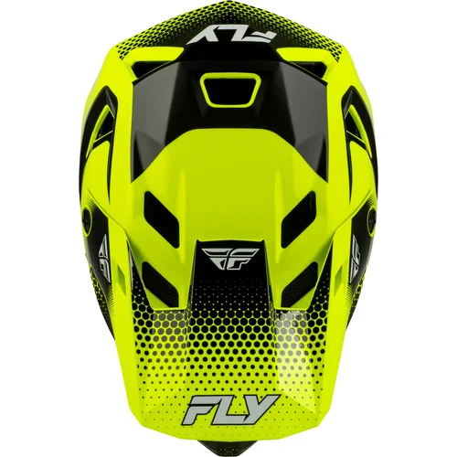 Prilba RAYCE SONAR USA, (hi-vis/čierna/biela, veľkosť L) (FLY RACING) - obr. 2