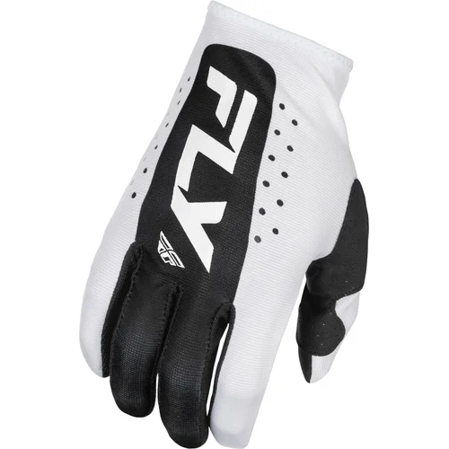 Rukavice LITE USA, (biela/čierna, veľkosť 3X) (FLY RACING)