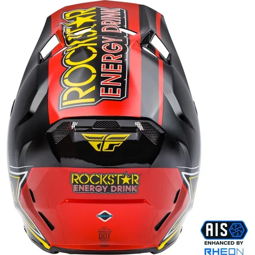 Prilba formula CC rockstar (čierna, červená/žltá, veľkosť XL) (FLY RACING) - obr. 1