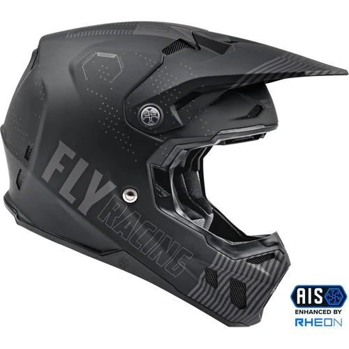 Prilba formula CC primary (čierna matná/sivá, veľkosť XL) (FLY RACING) - obr. 3