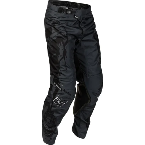 Nohavice KINETIC DARK FLY RACING 380-43434 USA, (sivá/čierna, veľkosť 34)