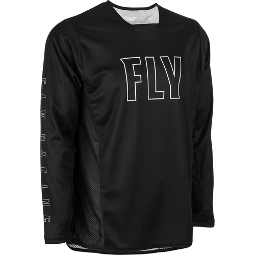 Čierna/biela FLY RACING 352-8080X cyklistická trikot RADIUM, USA, veľkosť XL)