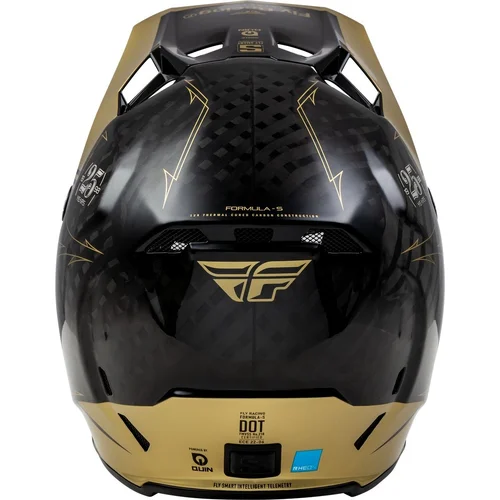 Prilba FORMULA S CARBON USA, (čierna/zlatá, veľkosť L) (FLY RACING) - obr. 1