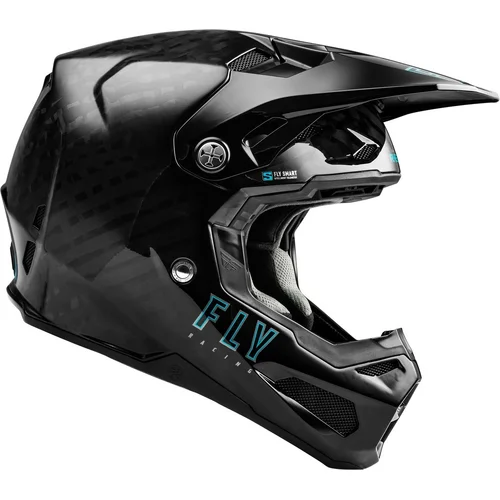 Prilba FORMULA S CARBON 73-4415M USA, (čierna, veľkosť M) (FLY RACING) - obr. 3