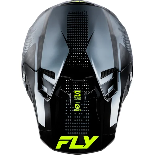 Prilba FORMULA S CARBON USA, (sivá/hi-vis, veľkosť L) (FLY RACING) - obr. 2