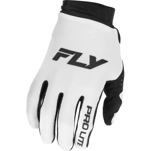 Rukavice PRO LITE FLY RACING 379-0452X USA 2026, (biela/čierna, veľkosť 2XL)