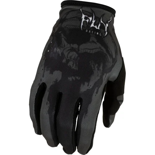 Rukavice DARK SERIES FLY RACING 380-715L USA, (sivá/čierna, veľkosť L)