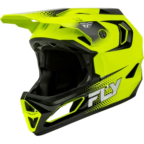 Prilba RAYCE SONAR FLY RACING 73-3653M USA, (hi-vis/čierna/biela, veľkosť M)