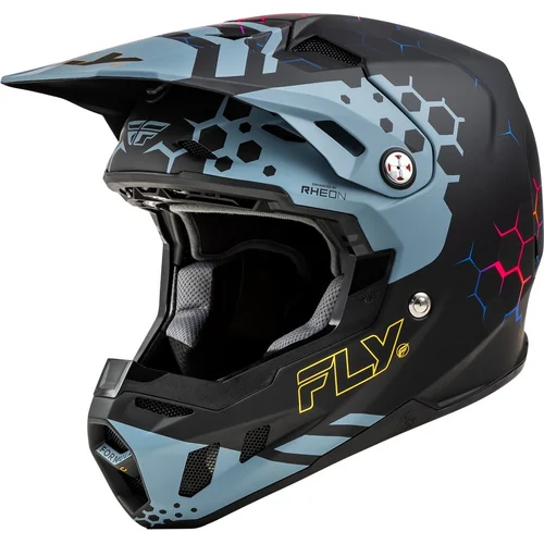 Prilba formula CC tektonic FLY RACING 73-4333X (čierna/sivá, veľkosť XL)