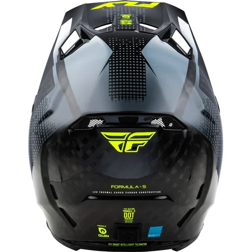 Prilba FORMULA S CARBON USA, (sivá/hi-vis, veľkosť L) (FLY RACING) - obr. 1