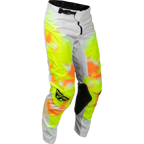 Nohavice KINETIC BLUER FLY RACING 380-43330 USA, (biela/hi-vis/oranžová, veľkosť 30)