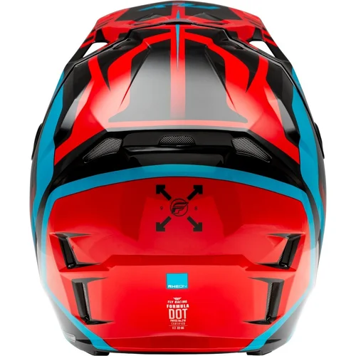 Prilba FORMULA CP USA, (červená/čierna/modrá, veľkosť XL) (FLY RACING) - obr. 1