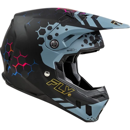 Prilba formula CC tektonic 73-4333X (čierna/sivá, veľkosť XL) (FLY RACING) - obr. 3