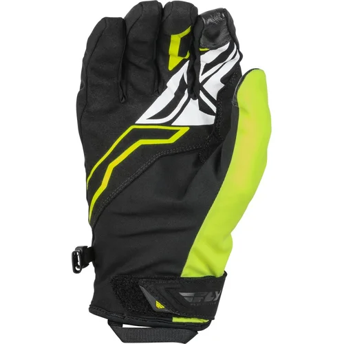 Rukavice TITLE USA, (čierna/hi-vis, veľkosť M) (FLY RACING) - obr. 1