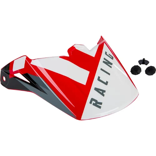 Červená/čierna) FLY RACING 73-88142 šilt pre prilbu ELITE, USA