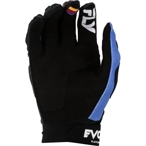 Rukavice EVO DST BOLT USA, (čierna/modrá, veľkosť S) (FLY RACING) - obr. 1