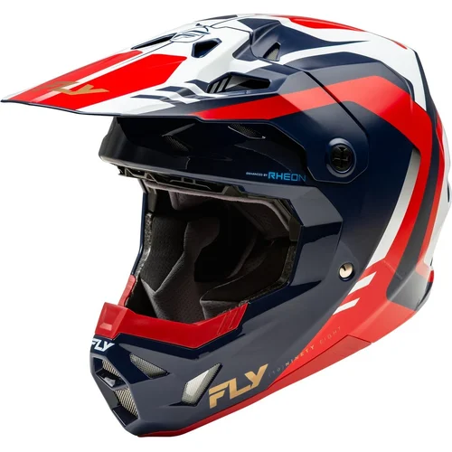 Prilba FORMULA CP FLY RACING 73-0037S USA, (červená/biela/modrá, veľkosť S)
