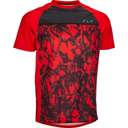 Červená camo/čierna FLY RACING 352-8143S dres SUPER D, USA, veľkosť S)