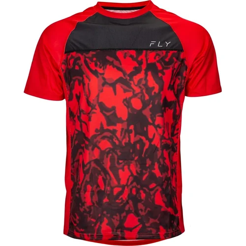 Červená camo/čierna dres SUPER D, USA, veľkosť S) (FLY RACING) - obr. 1