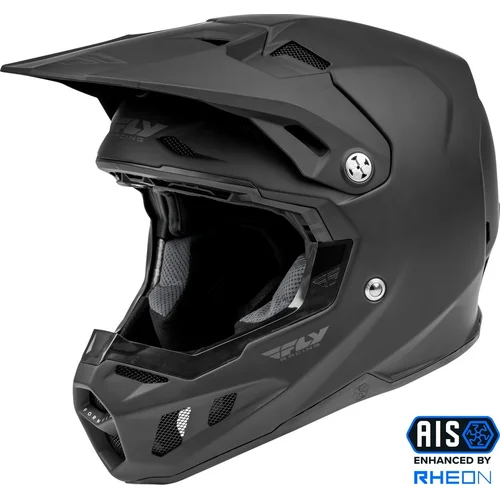 Prilba FORMULA SOLID 73-43002X (čierna matná, veľkosť 2XL) (FLY RACING)