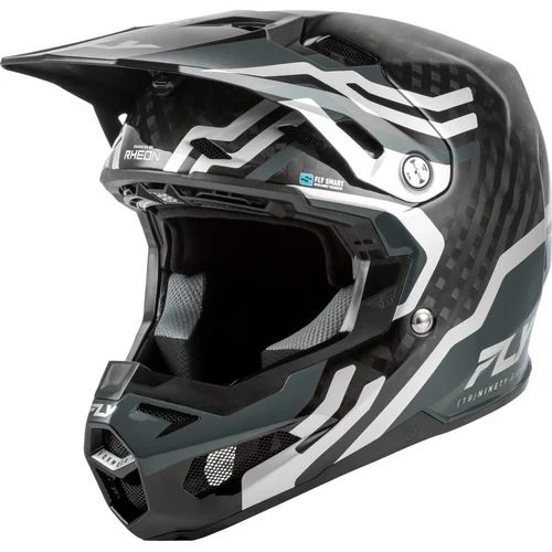 Prilba formula s carbon byte FLY RACING 73-4450X USA, (uhlíková/sivá/strieborná, veľkosť XL)
