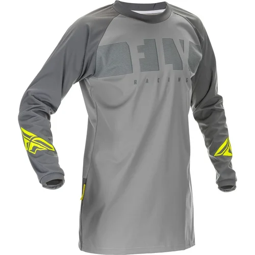 Dres WINDPROOF 2022, (sivá/hi-vis, veľkosť L) (FLY RACING)