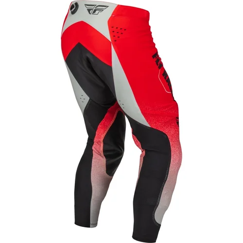 Nohavice EVOLUTION DST. USA 2023, (červená/sivá, veľkosť 30) (FLY RACING) - obr. 2