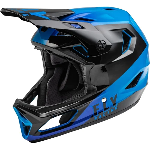 Cyklistická prilba RAYCE FLY RACING 73-3600XL USA, (čierna/modrá, veľkosť XL)
