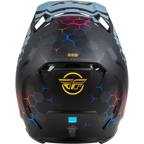 Prilba formula CC tektonic 73-4333X (čierna/sivá, veľkosť XL) (FLY RACING) - obr. 1