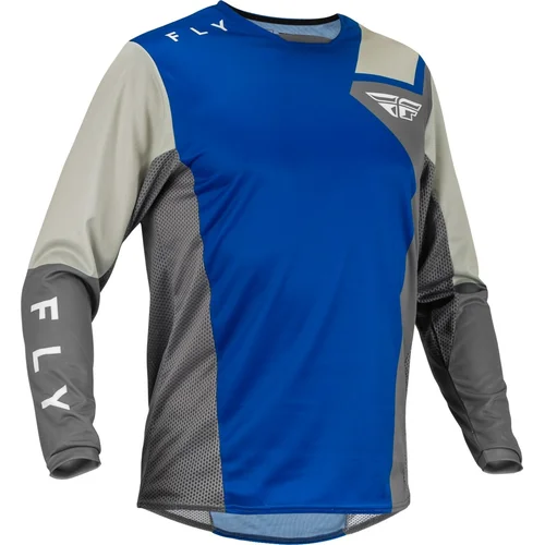 Dres KINETIC JET, FLY RACING - USA 2023 (modrá/sivá/biela, veľkosť M)