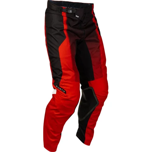 Nohavice KINETIC FADE FLY RACING 380-53132 USA, (červená/čierna/biela, veľkosť 32)