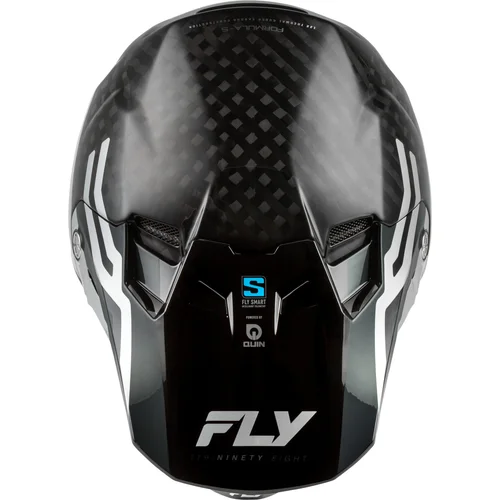 Prilba formula s carbon byte USA, (uhlíková/sivá/strieborná, veľkosť L) (FLY RACING) - obr. 3