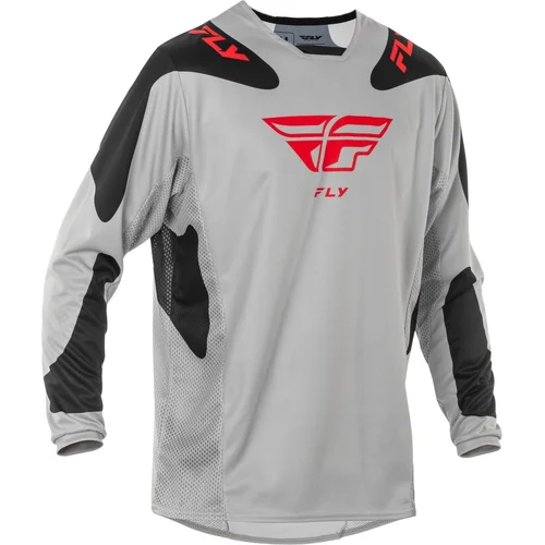 Sivá/červená/čierna FLY RACING 378-420M dres KNETIC SYM, USA 2025, veľkosť M)