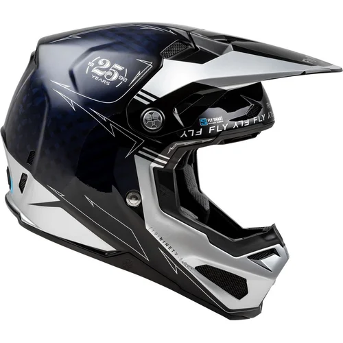 Prilba FORMULA S CARBON USA, (modrá/strieborná, veľkosť 2XL) (FLY RACING) - obr. 3