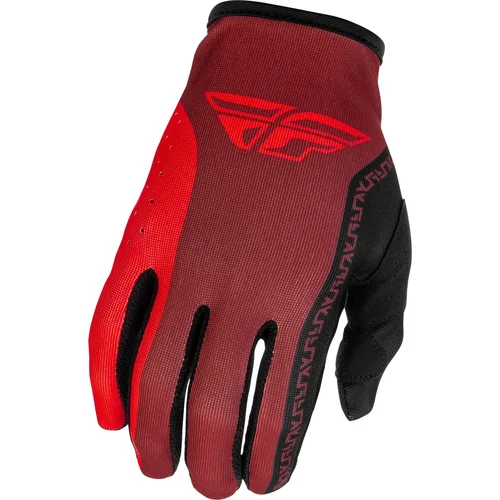 Rukavice LITE FLY RACING 379-711XS USA 2026, (čierna/červená, veľkosť XS)