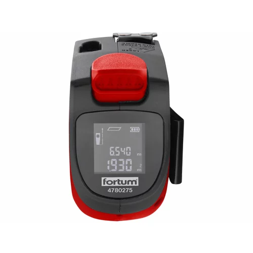 Meter zvinovací s laserovým meračom vzdialenosti 2v1, laser: 0,129 - 40m, /FORTUM/ - obr. 7