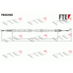 Ťažné lanko parkovacej brzdy FTE FBS02088