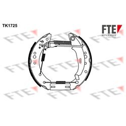 Sada brzdových čeľustí FTE TK1725