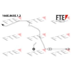 Brzdová hadica FTE 166E.865E.1.2