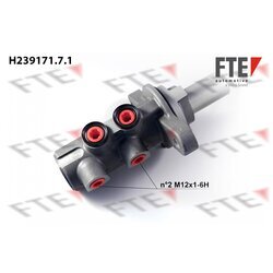Hlavný brzdový valec FTE H239171.7.1