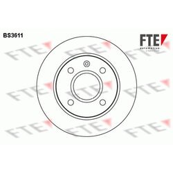 Brzdový kotúč FTE BS3611