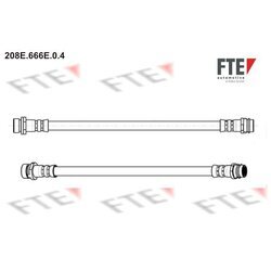 Brzdová hadica FTE 208E.666E.0.4