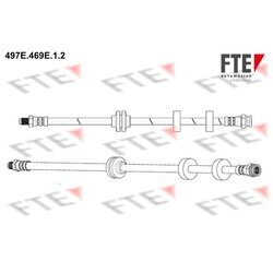 Brzdová hadica FTE 497E.469E.1.2