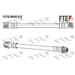 Brzdová hadica FTE 157E.666E.0.0