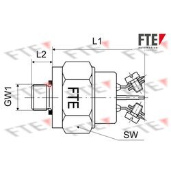 Spínač brzdových svetiel FTE 9910202