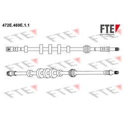 Brzdová hadica FTE 472E.469E.1.1