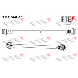 Brzdová hadica FTE 313E.666E.0.2