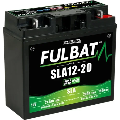 Batéria 12V FULBAT SLA12-20, 20Ah, 180A, bezúdržbová MF AGM, 182x77x168, (aktivovaná vo výrobe)