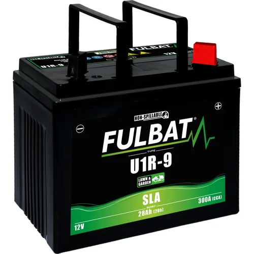 Batéria 12V FULBAT U1R-9 SLA, 28Ah, 300A, pravá, bezúdržbová MF AGM, 195x125x176, (aktivovaná vo výrobe)