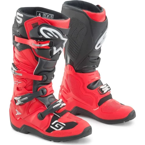 Topánky alpinestars tech 7 EXC GASGAS 3GG240022103 (čierna/červená, veľkosť 42)